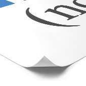 Funny waschen Sie Ihre Hände Badezimmer Hygiene-Ze Poster (Ecke)