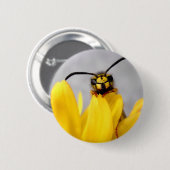 Funny Wasp Button (Vorne & Hinten)