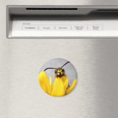 Funny Wasp Buttons Magnet (In Situ (Geschirrspüler))