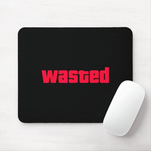 Funny Wasted Gaming Insred Wasted Novelty Mousepad (Mit Mouse)