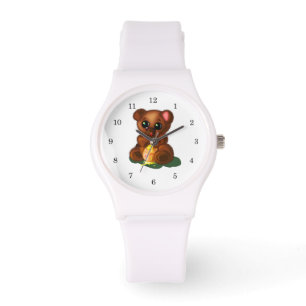 Funny Watch Geschenk mit Happy Baby Bear Armbanduhr