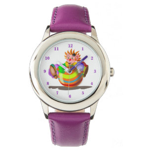 Funny Watch mit Happy Clown Armbanduhr
