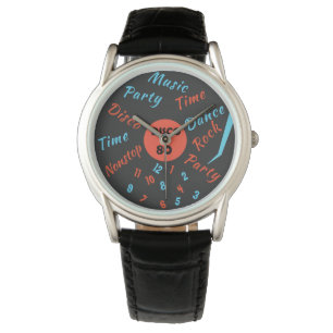 Funny Watch mit Plattendesign - Benutzerdefinierte Armbanduhr