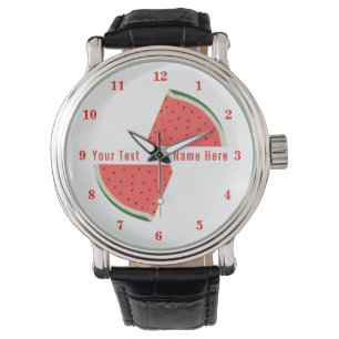 Funny Watch mit Watermelon und benutzerdefiniertem Armbanduhr