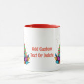 Funny Water Color Walrus Weihnachts-Party Tasse (Zentrum)