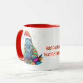 Funny Water Color Walrus Weihnachts-Party Tasse (Vorderseite Links)