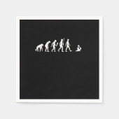 Funny Water Polo Evolution Water Polo Player Gift Serviette (Vorderseite)