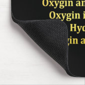 Funny Water und Gin Joke Mousepad (Ecke)
