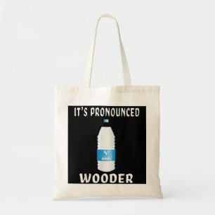Funny Water verkündet Wooder Jawn New Jersey Phil Tragetasche