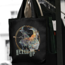 Funny Watercolor Creepy Hexen Broom Halloween