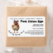 Funny Watercolor Eierkarton Etikett (Insitu)