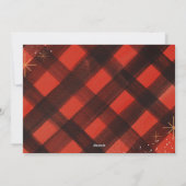 Funny Watercolor Hochland Kuh Weihnachten (Rückseite)