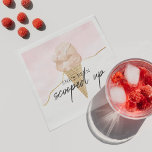 Funny Watercolor Ice Brautparty Serviette<br><div class="desc">Funny Watercolor Ice Brautparty Napkins</div>