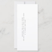 Funny Watercolor Nutcracker Ballet Flatcard (Rückseite)