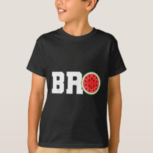 Funny Watermelon Bro Niedlicher Sommerurlaub Brude T-Shirt