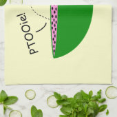 Funny Watermelon Cartoon mit Seeds Küche Handtuch (Gefaltet)