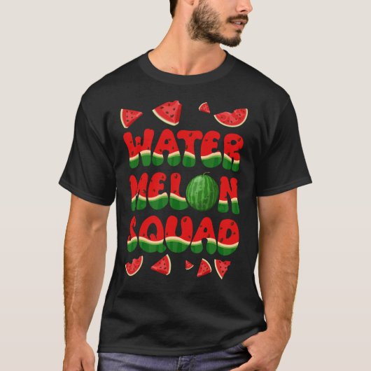 Funny Watermelon Design für Männer Frauen Mädchen T-Shirt (Vorderseite)