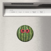 Funny Watermelon Emoticon Magnet (In Situ (Geschirrspüler))