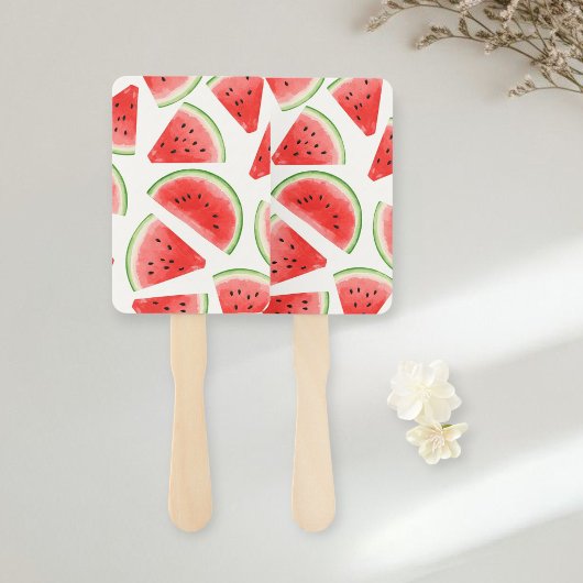 Funny Watermelon Fans - Fresh Fruit Summer Fans  Fächer
