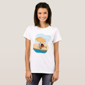 Funny Watermelon Illustration T-Shirt (Vorne ganz)