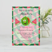 Funny Watermelon Kid's 00. Geburtstag Einladung (Stehend Vorderseite)