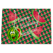 Funny Watermelon Kids Geburtstag Große Geschenktüte (Vorderseite)