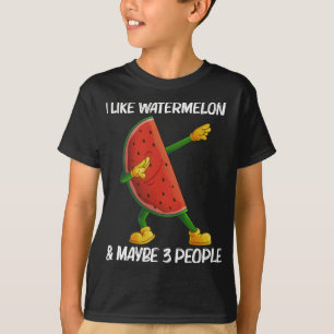Funny Watermelon Kunst für Männer Melon T-Shirt