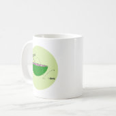 Funny Watermelon Lover Cartoon Kaffee Tasse (Vorderseite Links)