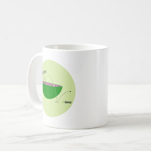 Funny Watermelon Lover Cartoon Kaffee Tasse (Vorderseite Links)