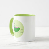 Funny Watermelon Lover Cartoon Kaffee Tasse (Vorderseite Links)