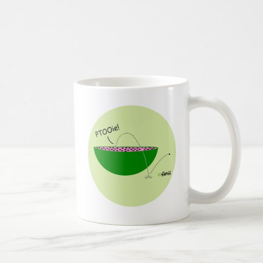 Funny Watermelon Lover Cartoon Kaffee Tasse (Rechts)