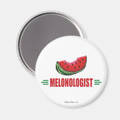 Funny Watermelon Magnet (Vorderseite/Rückseite)