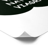 Funny Watermelon Man Viagra Joke Poster (Ecke)