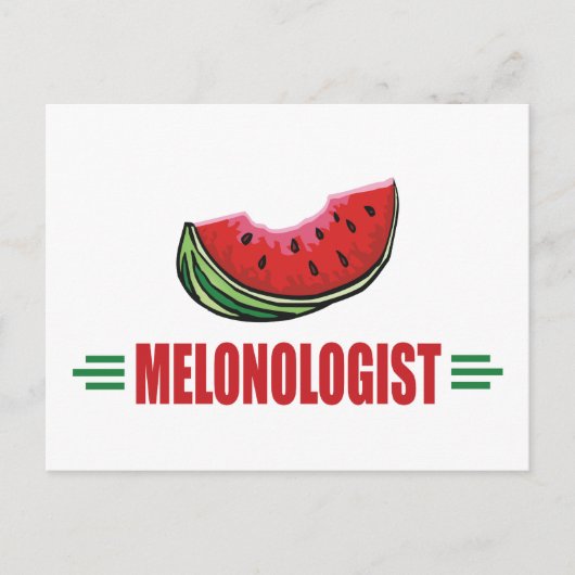 Funny Watermelon Postkarte (Vorderseite)