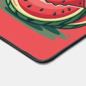 Funny Watermelon Pun "Melon-choly No more" Schreibtischunterlage (Ecke)