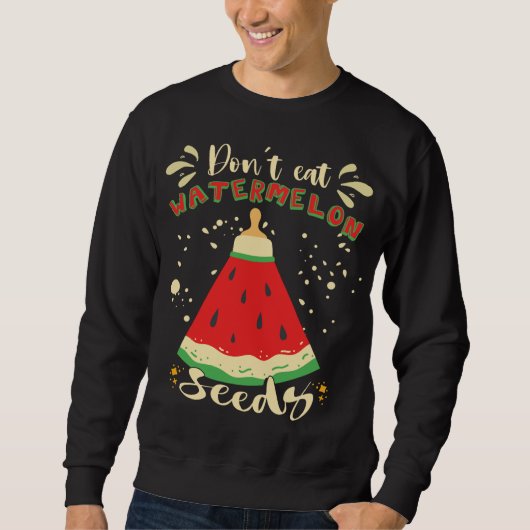 Funny Watermelon Seeds Sweatshirt (Vorderseite)