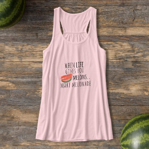 Funny Watermelon Zitat Melonade Tank Top