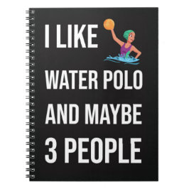 Funny Waterpolo Gifts Player Sport Spaß Fan Notizblock