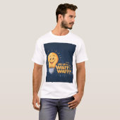 Funny Watt Light Bulb T - Shirt (Vorne ganz)