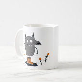 Funny Wave Monster Kaffeetasse (Vorderseite Links)
