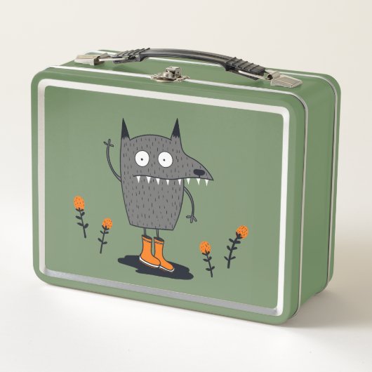 Funny Wave Monster Metall Brotdose (Vorderseite)