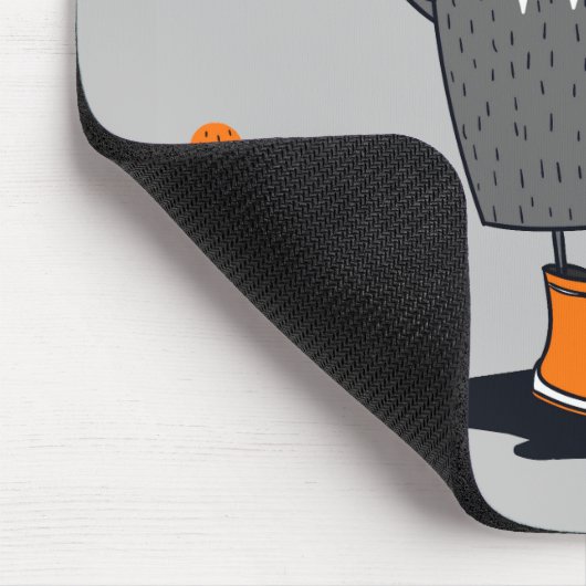 Funny Wave Monster Mousepad (Ecke)