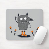 Funny Wave Monster Mousepad (Mit Mouse)