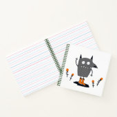 Funny Wave Monster Notizblock (Innenseite)