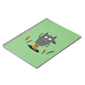 Funny Wave Monster Notizblock (Linke Seite)