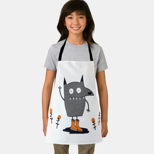 Funny Wave Monster Schürze (Insitu)
