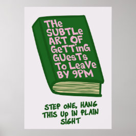 Funny Way to End Party Poster