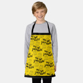 Funny We Be Jammin's lächelnde Tanzsaunen Schürze (Getragen)