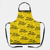 Funny We Be Jammin's lächelnde Tanzsaunen Schürze (Vorderseite)