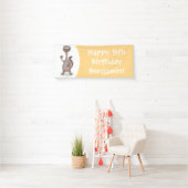 Funny Weasel Cartoon Illustration Banner (Insitu)